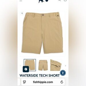 Fish Hippie Waterside Tech Shorts - Khaki